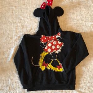 Disney resort MinnieMouse Disneyland Kids Hoodie L